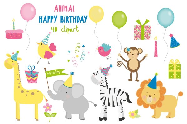 happy birthday animals