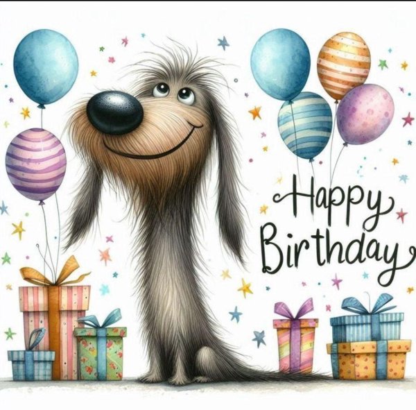 открытка ко дню рождению