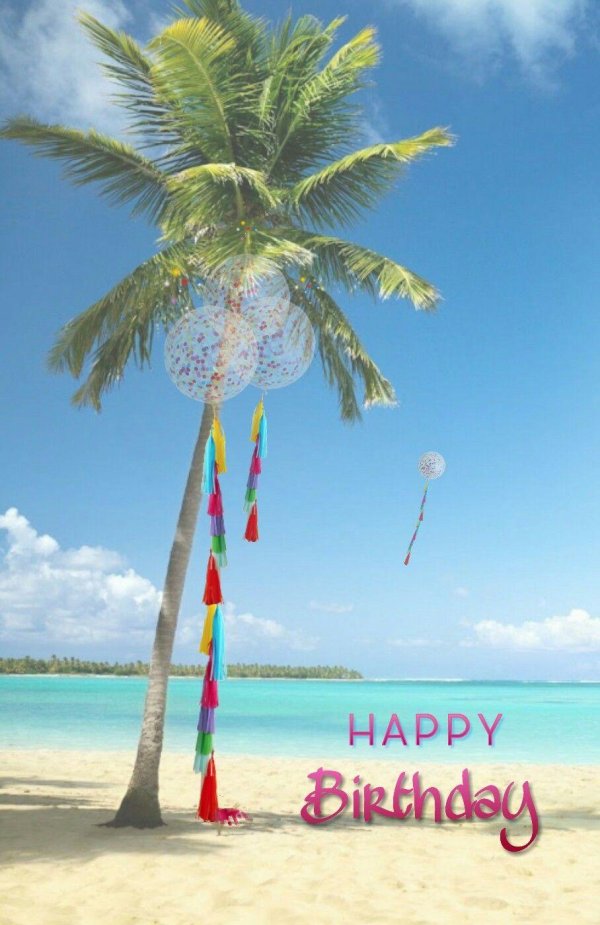 happy birthday tropical