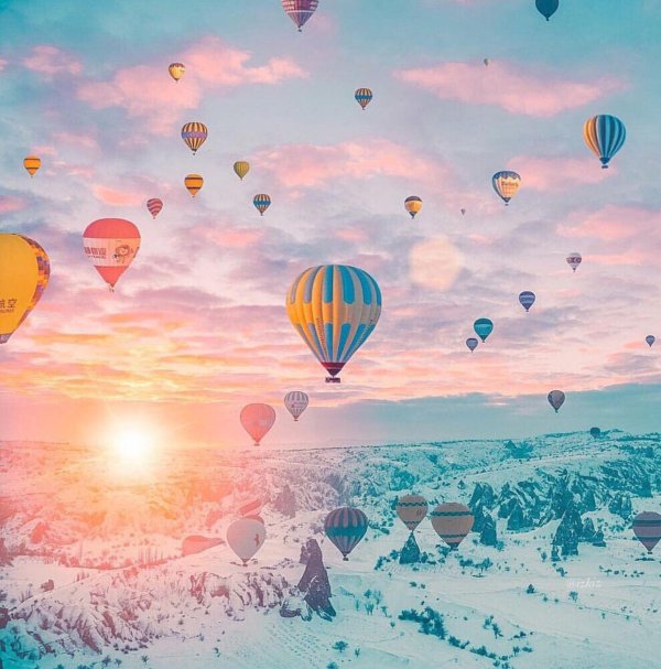 воздушном шаре