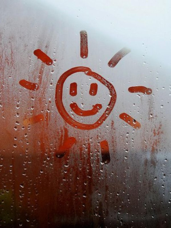 день рисования на запотевшем стекле