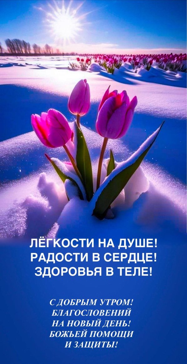 благословение на новый день