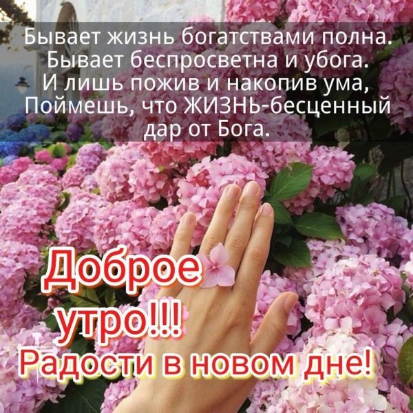 благословенного утра с богом