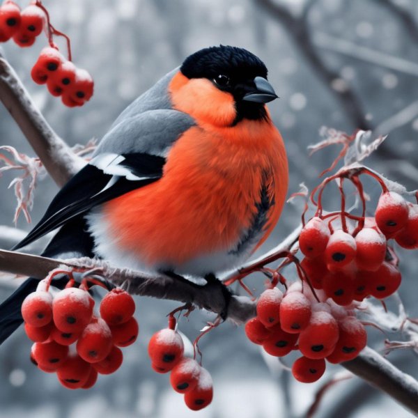 зимние птицы россии