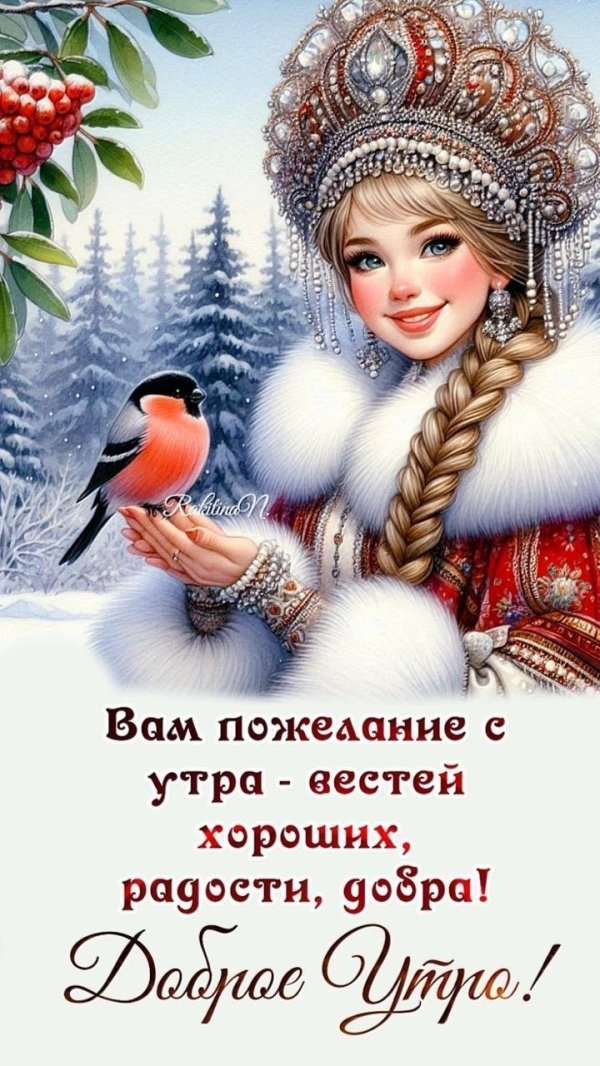 доброго утра зимнего