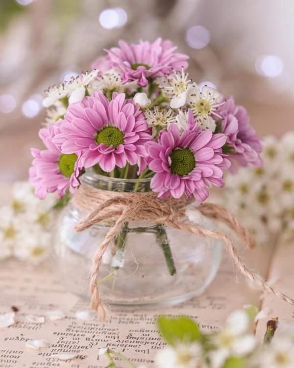 цветок в вазе