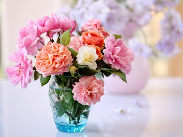 красивый букет в вазе