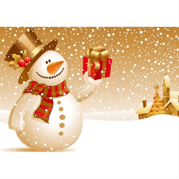 рождественский снеговик