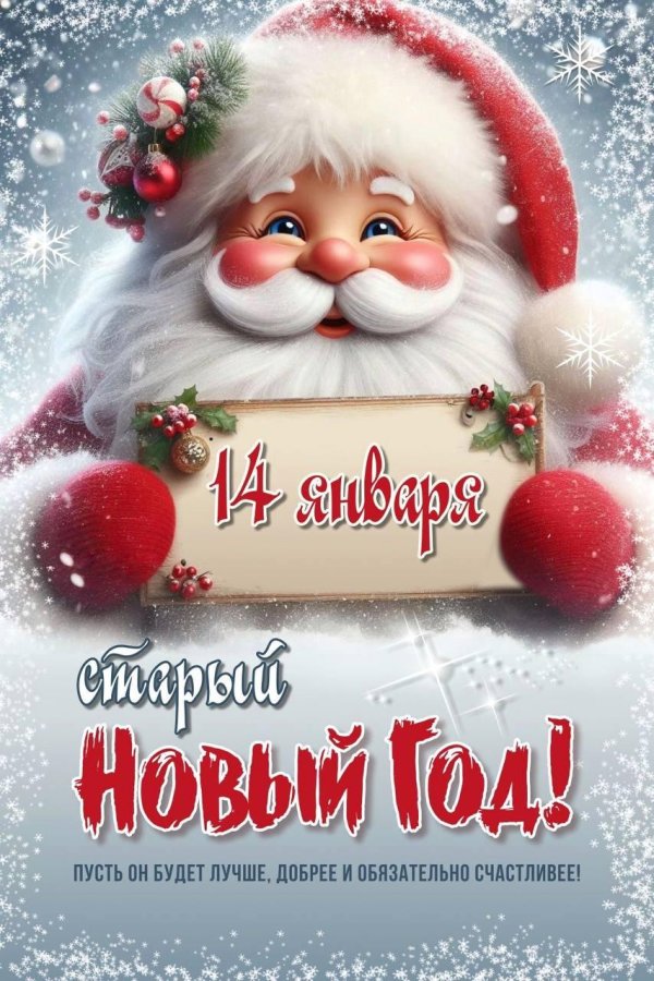 открытка старого нового года