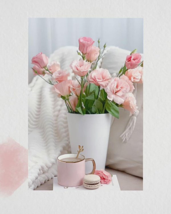 цветок в вазе