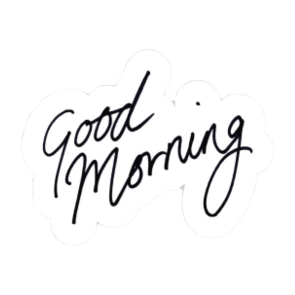 good morning надпись