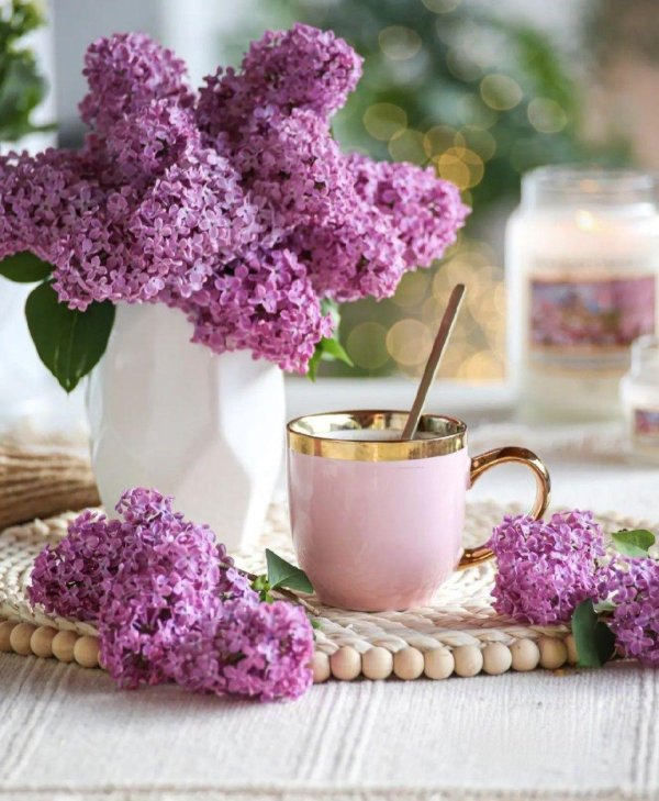 сиреневое утро