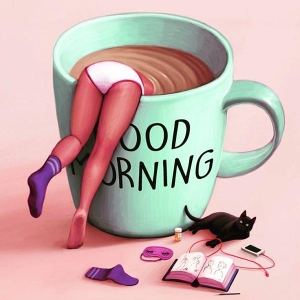 смешной кофе