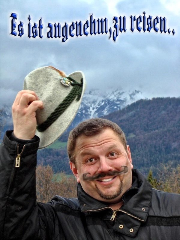 немец с пивом