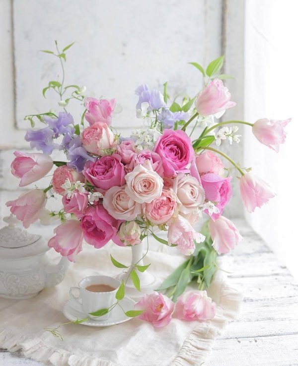 очень нежные букеты