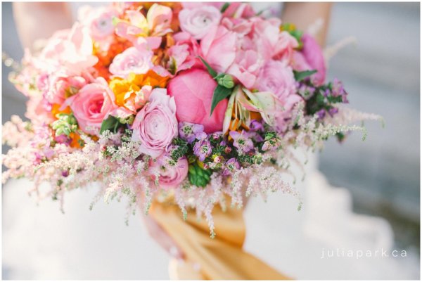 свадебные букет