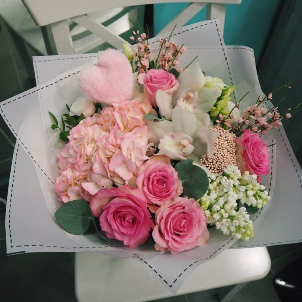 современные букеты