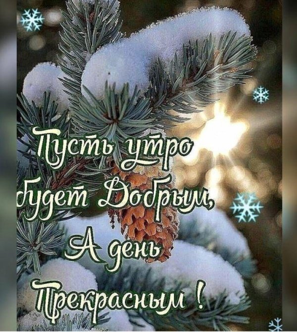 доброго утра зимнего