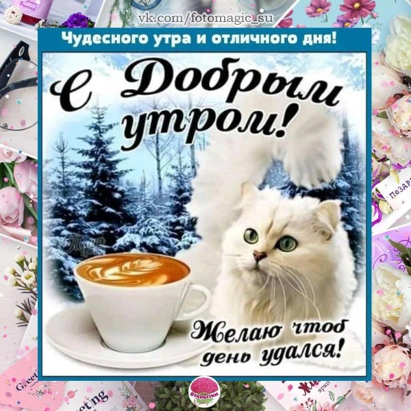 зимнее поздравление с добрым утром