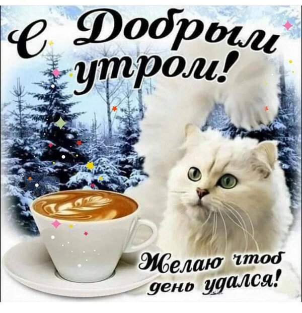с доброе утро зимнее