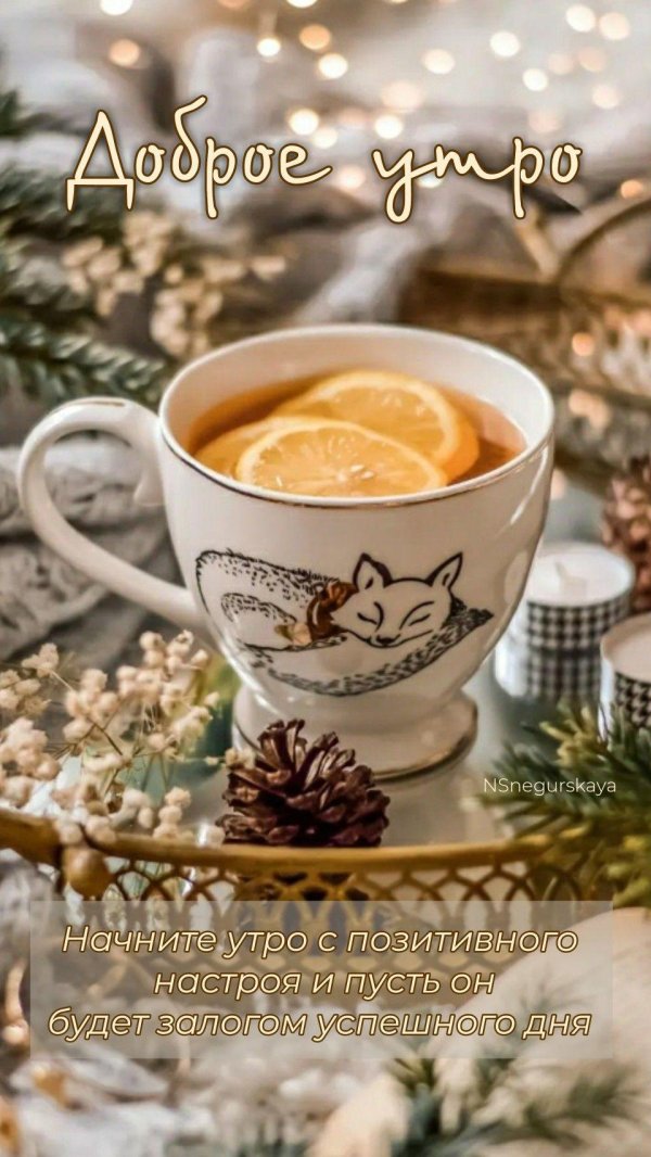 доброе утро зимние стильные