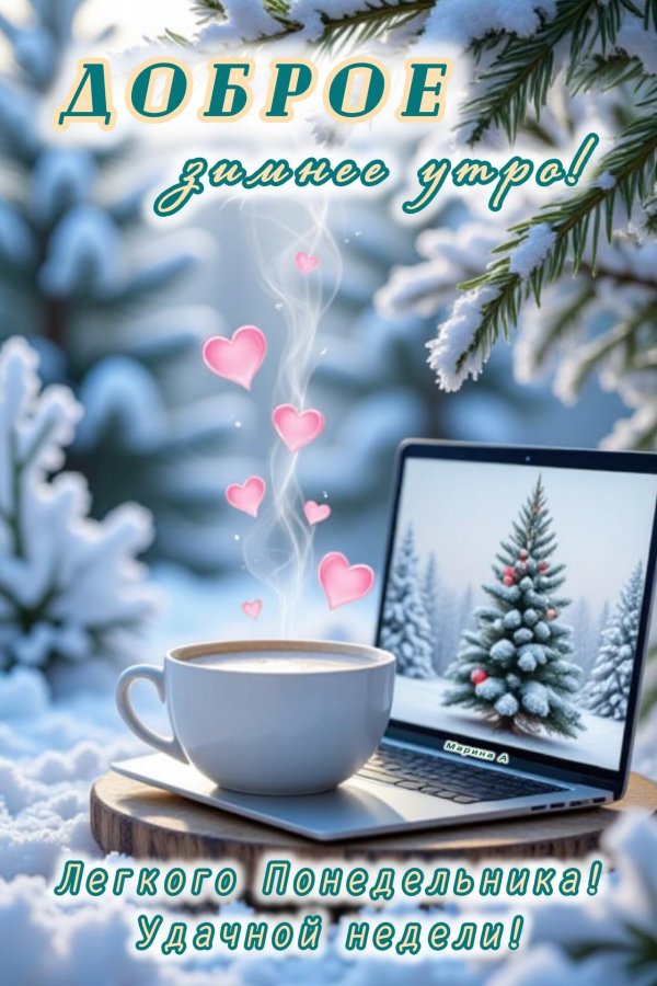 доброе утро зимнего воскресенья