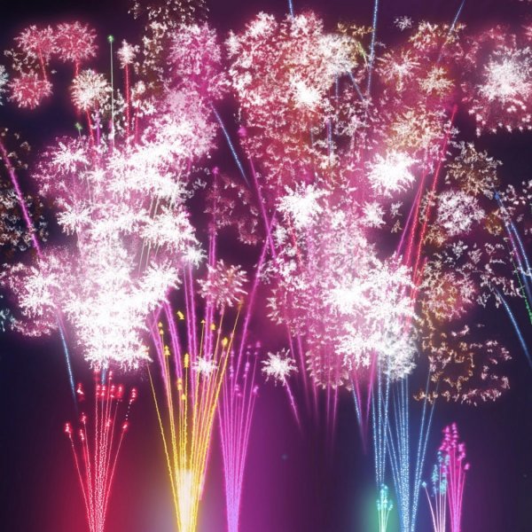 праздничный фейерверк
