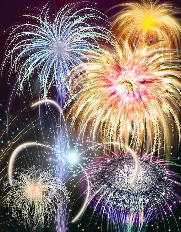 праздничный фейерверк