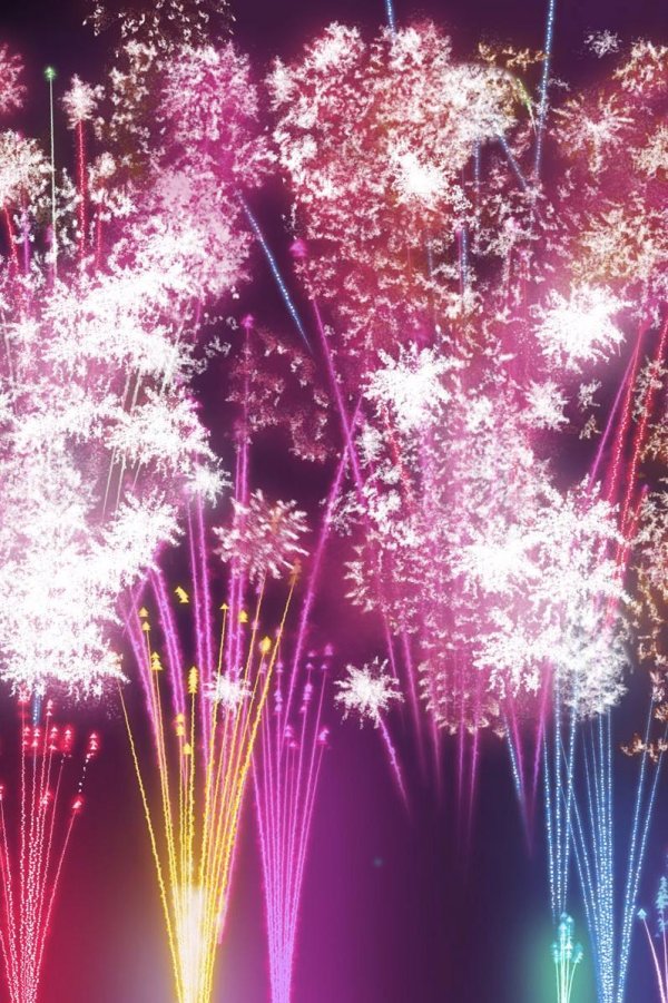 шикарный фейерверк