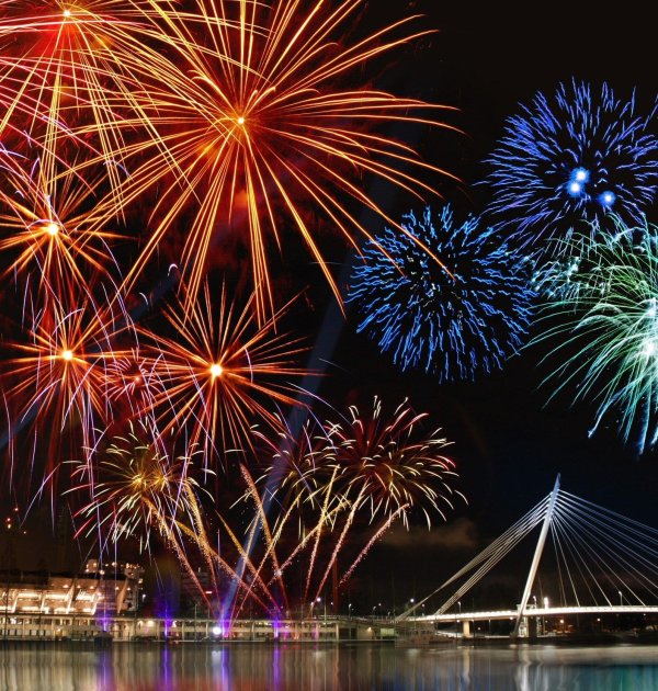 Фейерверк с днем рождения