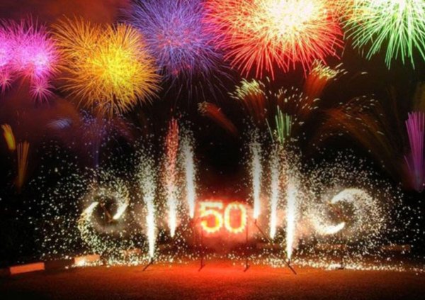 праздничный фейерверк