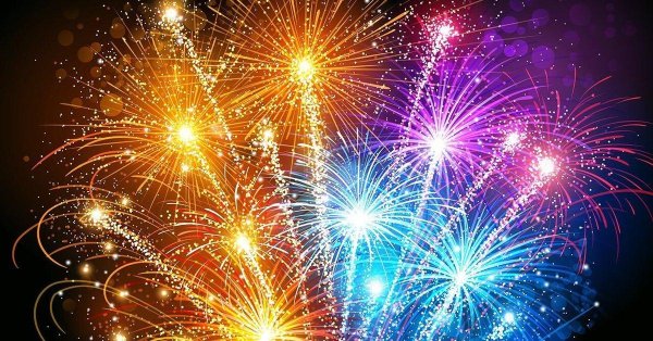 новогодние салюты