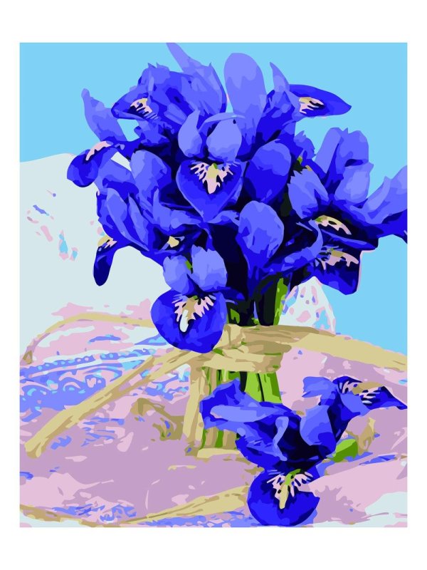 ирисы ультрамарин