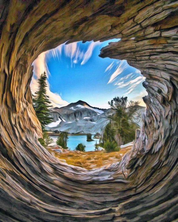 необычное место