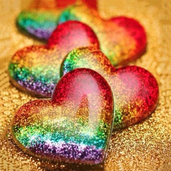 радужное сердечко
