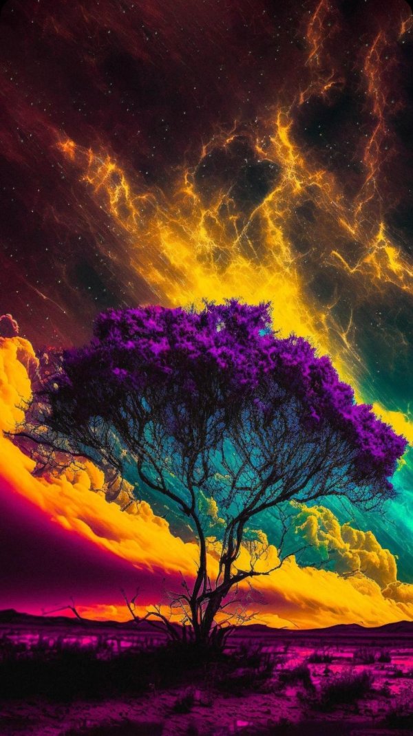 красочная картина