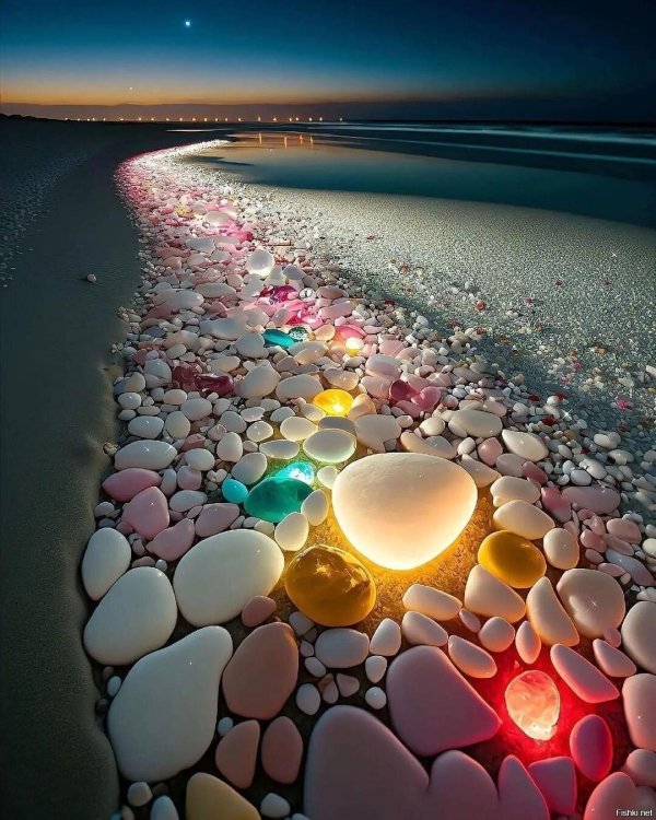 стеклянный пляж