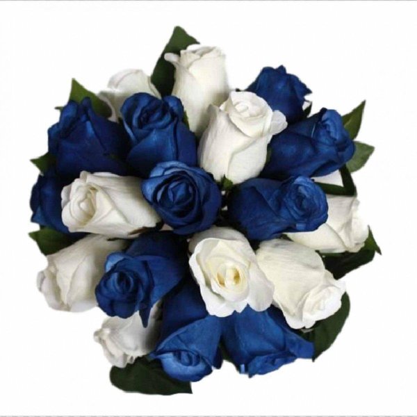 букет невесты синий ирис