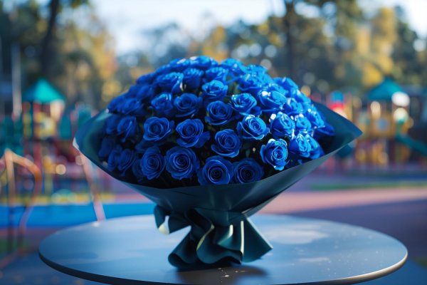 роза венделла синяя