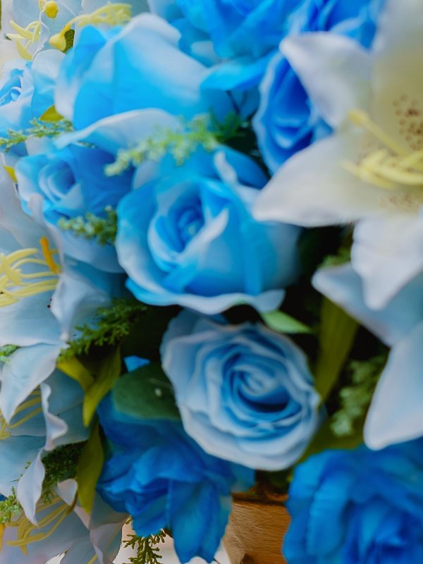 голубой цветок