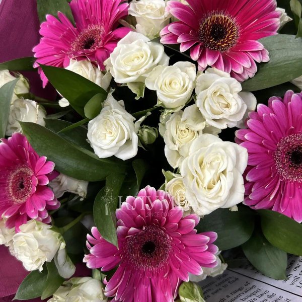 букет гербер