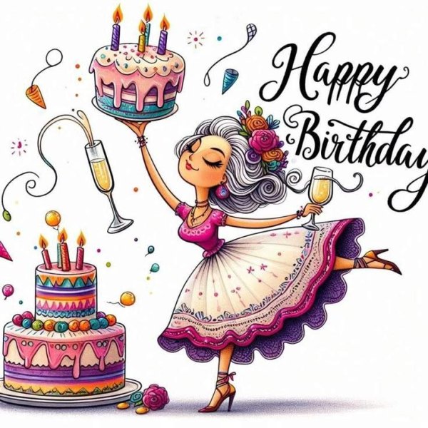 с днём рождения подруге современные открытки