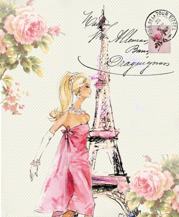 эльфивая башня акварель