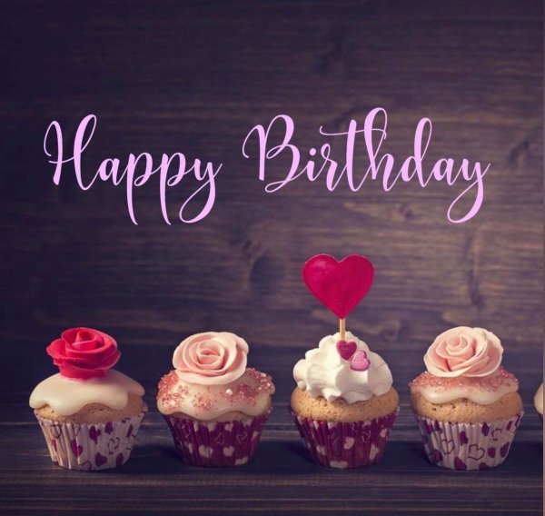 happy birthday cupcake