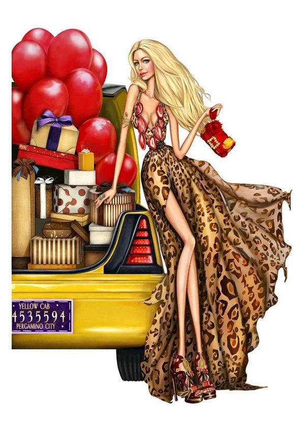 мода рисунки