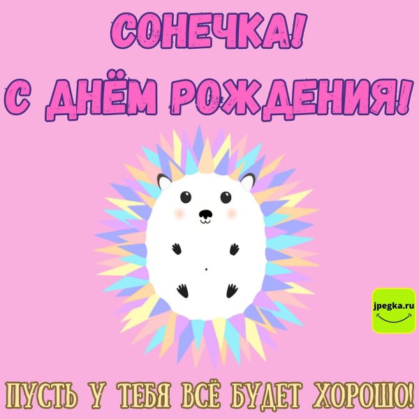 с днем рождения сонечка