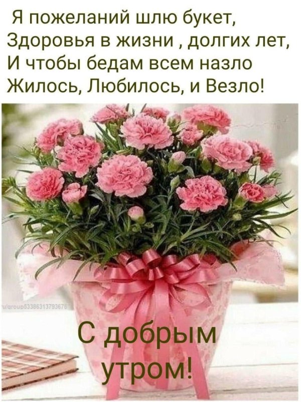 цветы с добрыми пожеланиями