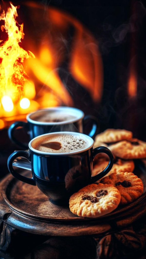 кофе печенье