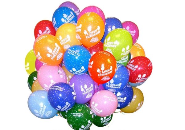шарики с днем рождения
