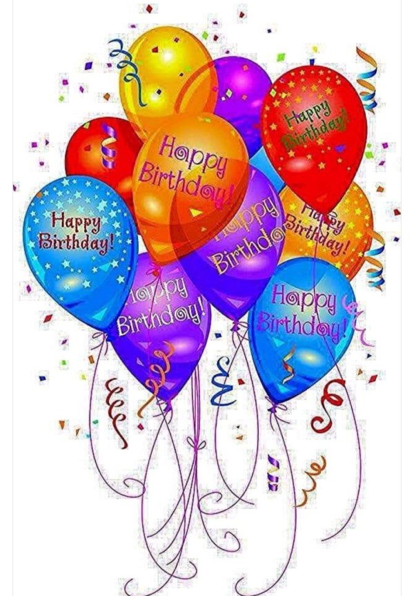 happy birthday balloons